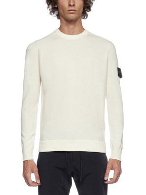 Stone Island Logo Patch Crewneck Jumper