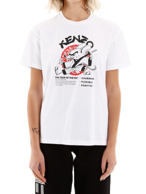 Kenzo Kung Fu Rat Print T-shirt