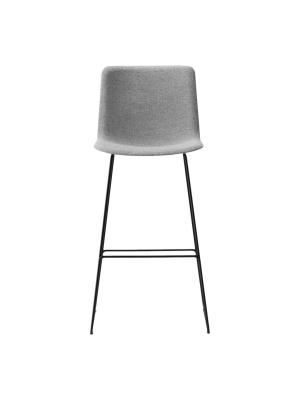 Pato Bar/counter Stool - Sledge Base, Fully Upholstered