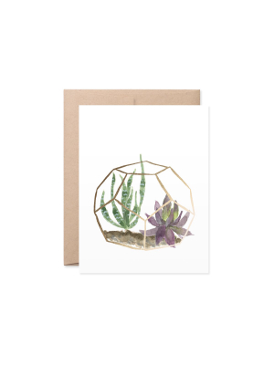 Lake Erie Design Co Golden Terrarium Elisa