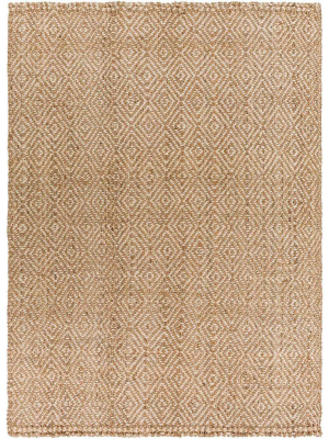 Reeds Diamond Ivory/beige Area Rug