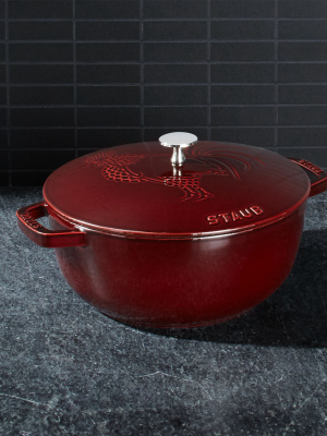 Staub Essential ® Grenadine 3.75-qt. Round French Oven With Rooster Lid