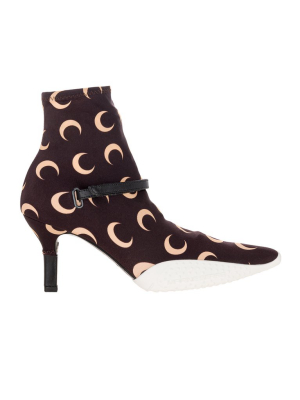 Marine Serre Crescent Moon Printed Boots