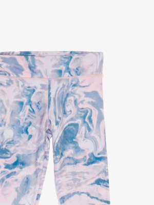 Marble Swirl Print Legging