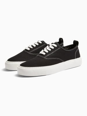 Considered Black Canvas Scorch Sneakers