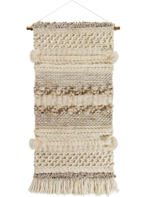 Ariyah Wall Hanging Cream/ivory/tan