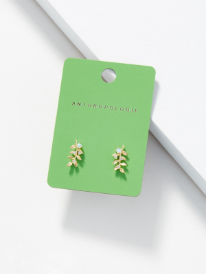 Leaf Post Earrings