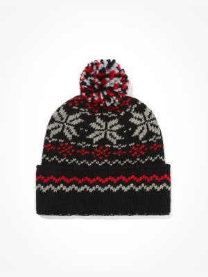 Aeo Fairisle Cuff Beanie