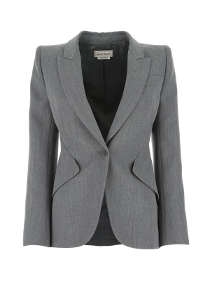 Alexander Mcqueen Single Breasted Blazer