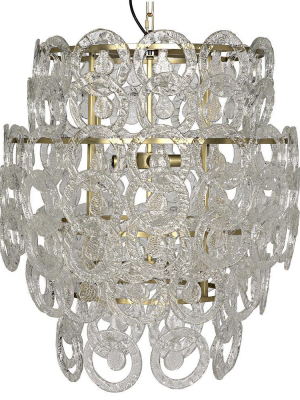 Noir Quebec Gold Chandelier