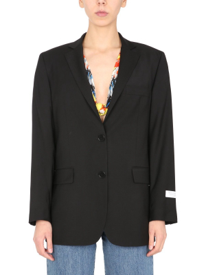 Msgm Single Breasted Tailored Blazer