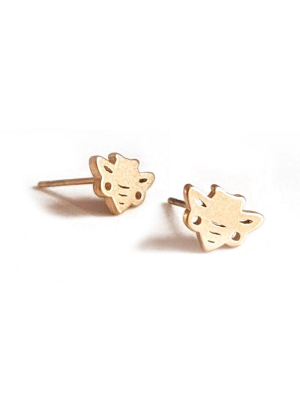 Honey Bees Stud Earrings