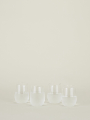 Organic Glassware Large Set Of 4