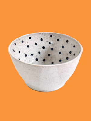 Dot Large Salad Bowl