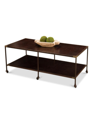 Trolley Coffee Table W/ Casters