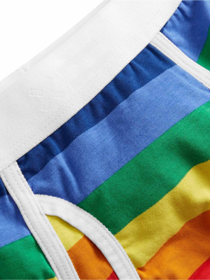 Iconic Briefs - Rainbow Pride Stripes