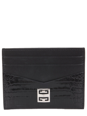 Givenchy 4g Plaque Embossed Cardholder