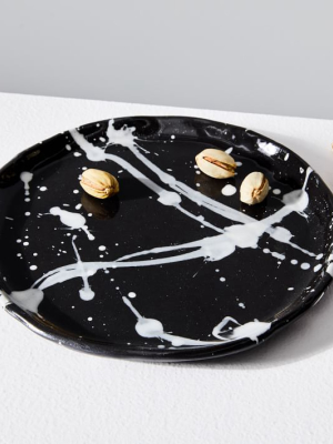 Btw Ceramics Torrent Plate - Black