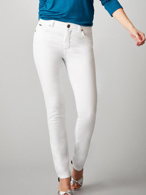 Jennifer High-rise Skinny Pure White