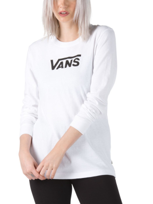 Flying V Long Sleeve Boyfriend Tee