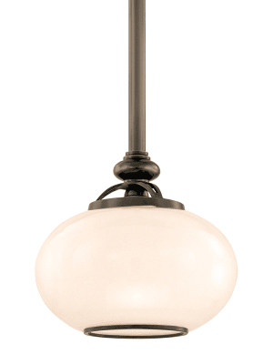 Canton 1 Light Pendant Old Bronze