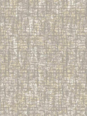 Barkcloth Wallpaper In Dark Metallic And Neutrals By Antonina Vella For York Wallcoverings