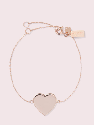 Demi Fine Heart Line Bracelet