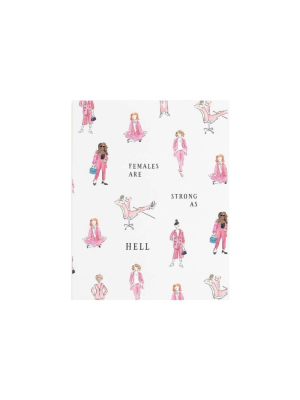 Party Sally Strong Female Card