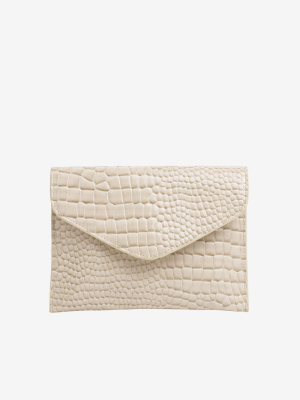 Evolve Croco In Soft Off White