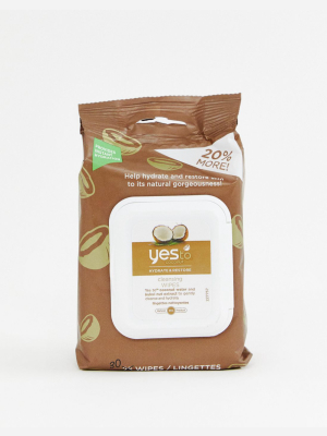 Yes To Coconut Moisturizing Facial Wipes 30ct