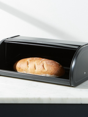 Brabantia Matte Black Roll Top Bread Box