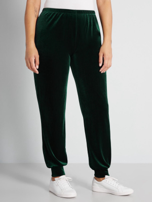 Touch And Go Velour Joggers