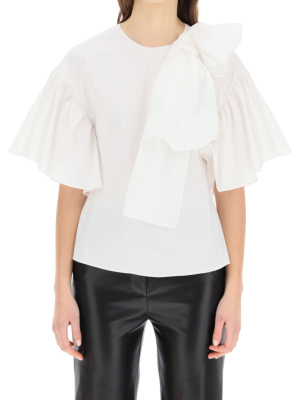 Redvalentino Oversize Bow Blouse