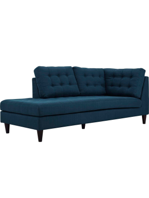 Empress Upholstered Fabric Bumper Azure - Modway