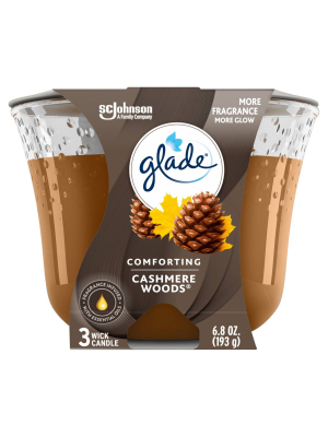 Glade Candle Cashmere Woods - 6.8oz