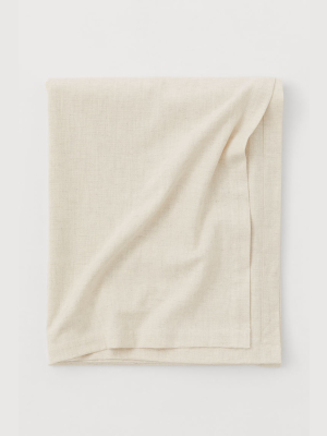 Linen-blend Tablecloth