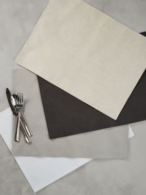 Belgian Flax Linen Placemats (set Of 2) - Lined