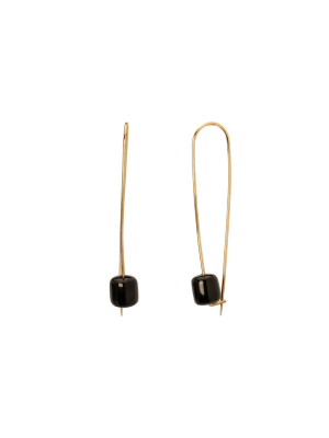 Black Jade Cluster 1 Earrings