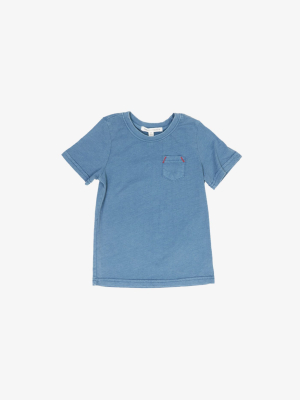 Boy's Mineral Wash Pocket Tee