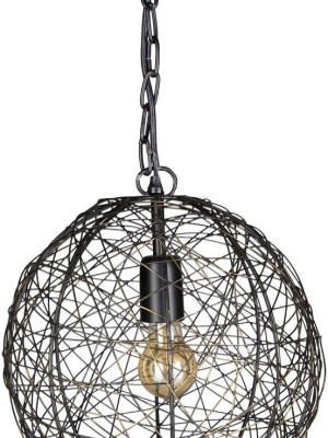 Emberly 3 Concentric Pendant Bronze