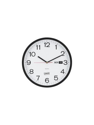 Staples 12.5" Round Clock (18377) 812296