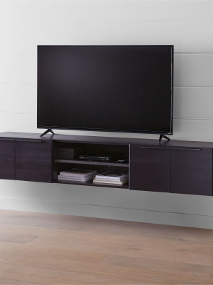 Rigby 80.5" Large Floating Wenge Media Console