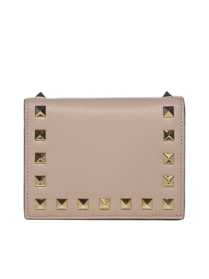 Valentino Garavani Rockstud Folded Wallet