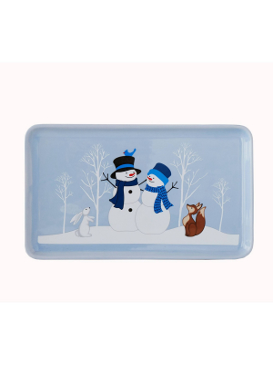 Winter Friends Vanity Tray Blue - Skl Home