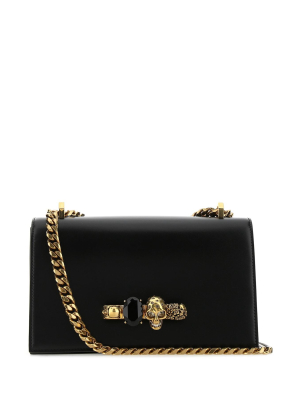 Alexander Mcqueen Jewelled Crossbody Bag