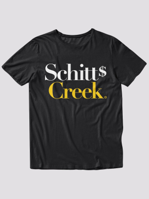 Men's Schitt’s Creek Short Sleeve Graphic T-shirt - Black