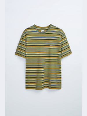 Stripe Print T-shirt