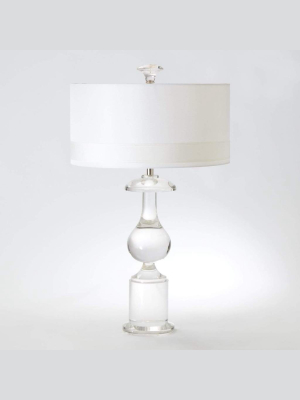 Global Views Classic Bulb Crystal Lamp