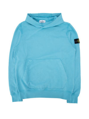 Stone Island Junior Logo Patch Hoodie