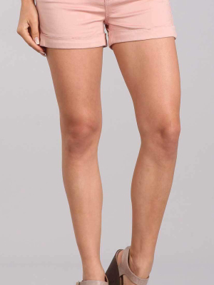 Celebrity Pink Jean 3" Mid Rise Shorts In Misty Rose Cj3050z35